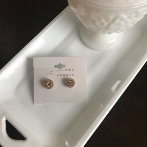 Lauren Conrad Rose Gold Stud Earrings
